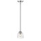 Z-Lite Ashton 1 Light Mini Pendant, Brushed Nickel & Clear 460MP-BN - alternate 4